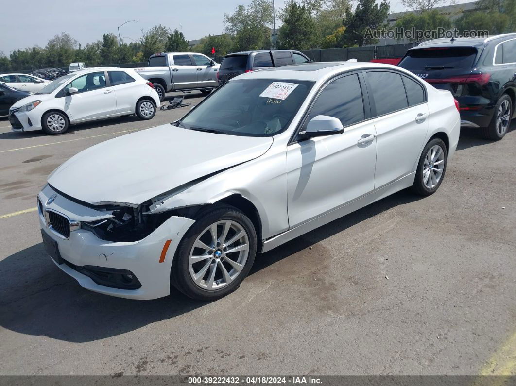 2016 Bmw 320i   White vin: WBA8E1G5XGNT37409