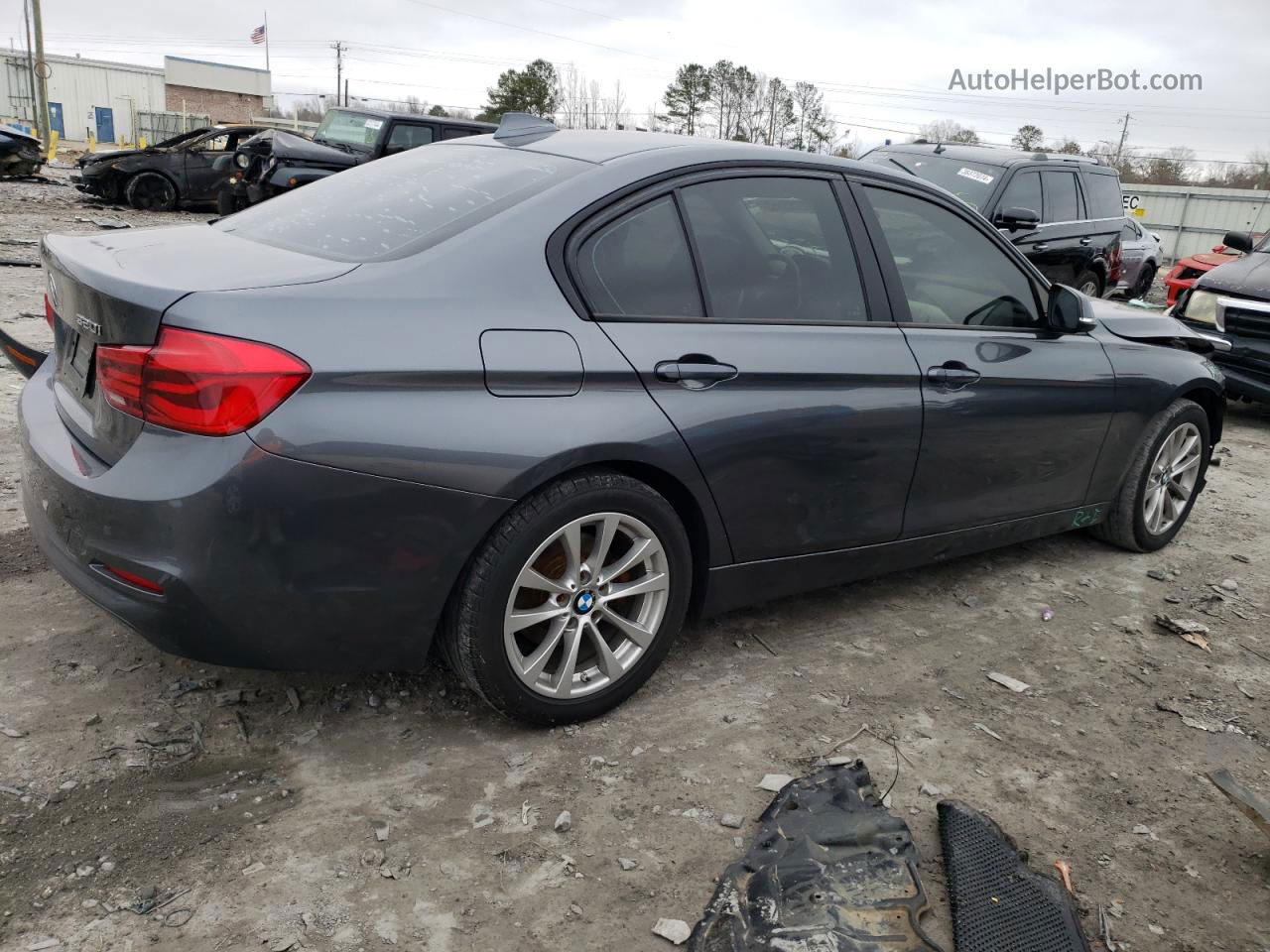 2016 Bmw 320 I Charcoal vin: WBA8E1G5XGNT37992