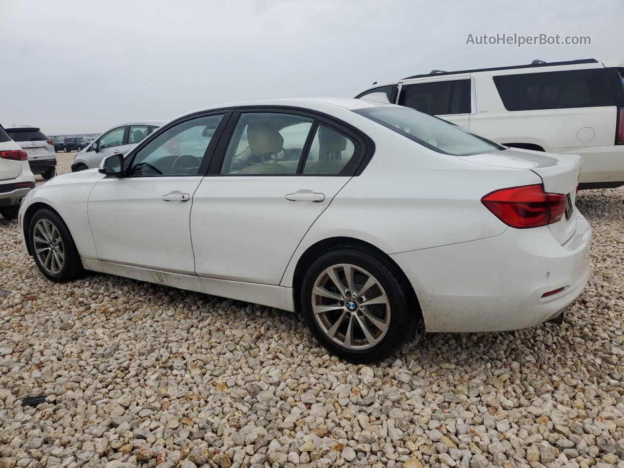 2016 Bmw 320 I White vin: WBA8E1G5XGNU11928