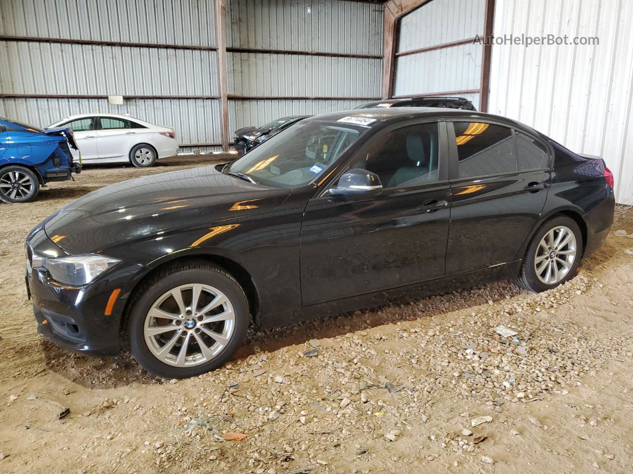 2017 Bmw 320 I Black vin: WBA8E1G5XHNU14507