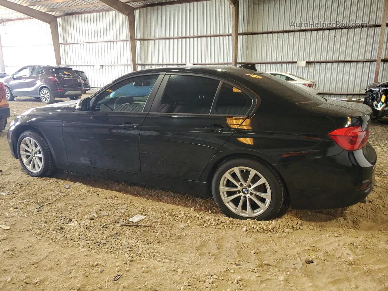 2017 Bmw 320 I Black vin: WBA8E1G5XHNU14507