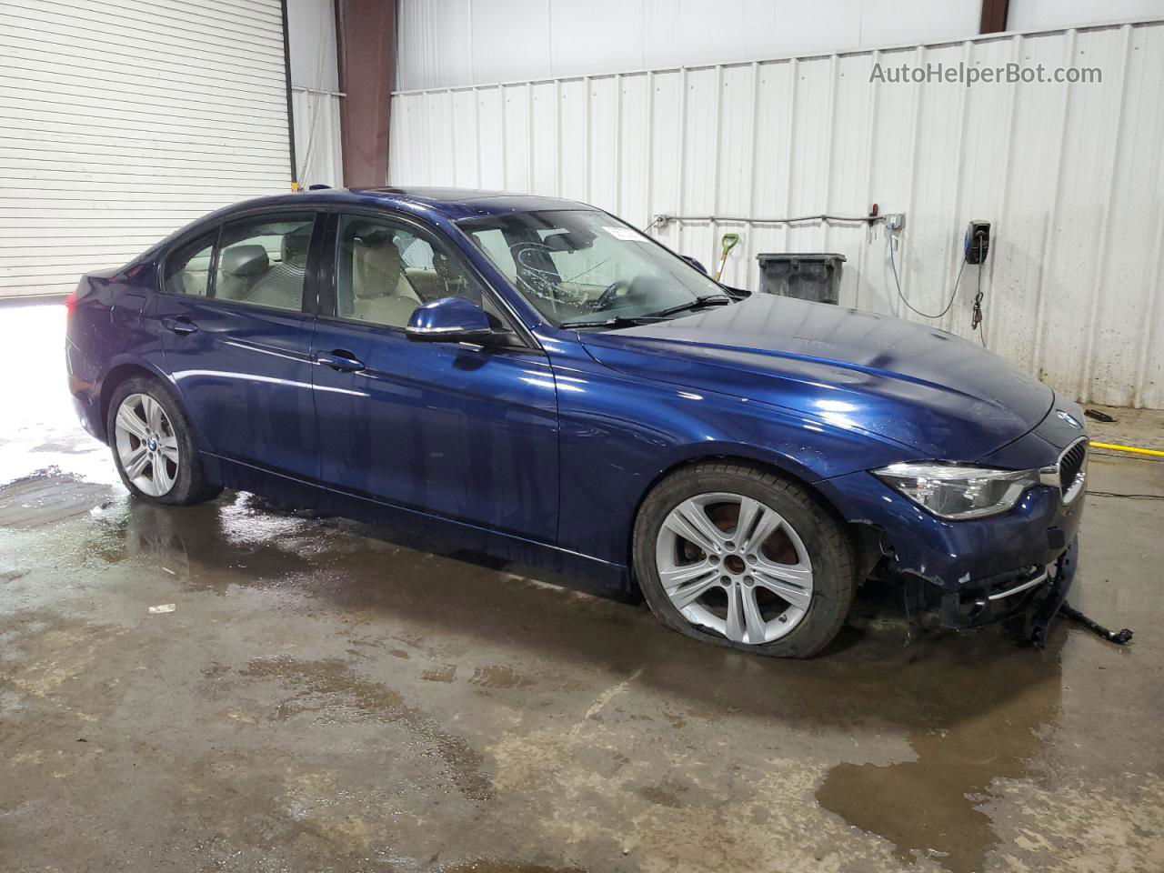 2016 Bmw 328 Xi Sulev Blue vin: WBA8E3C50GK502550