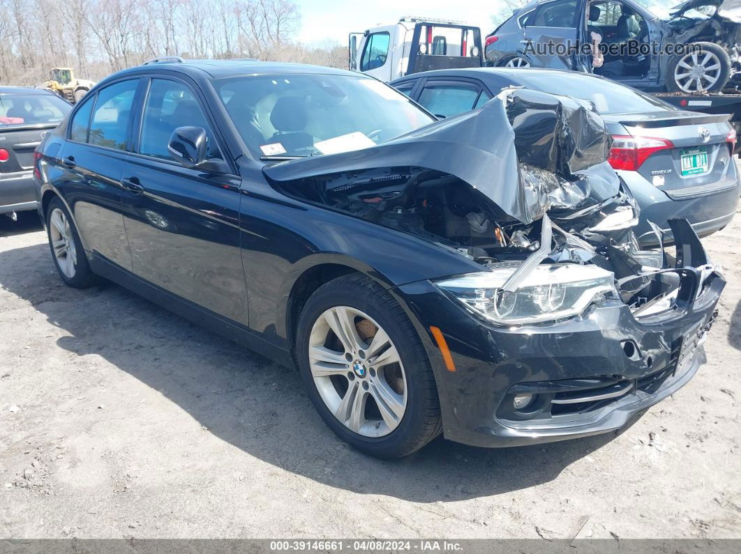 2016 Bmw 328i Xdrive Black vin: WBA8E3C50GK504279