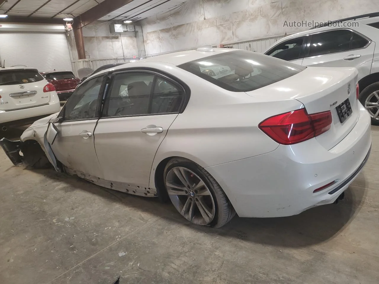 2016 Bmw 328 Xi Sulev Белый vin: WBA8E3C51GK500161