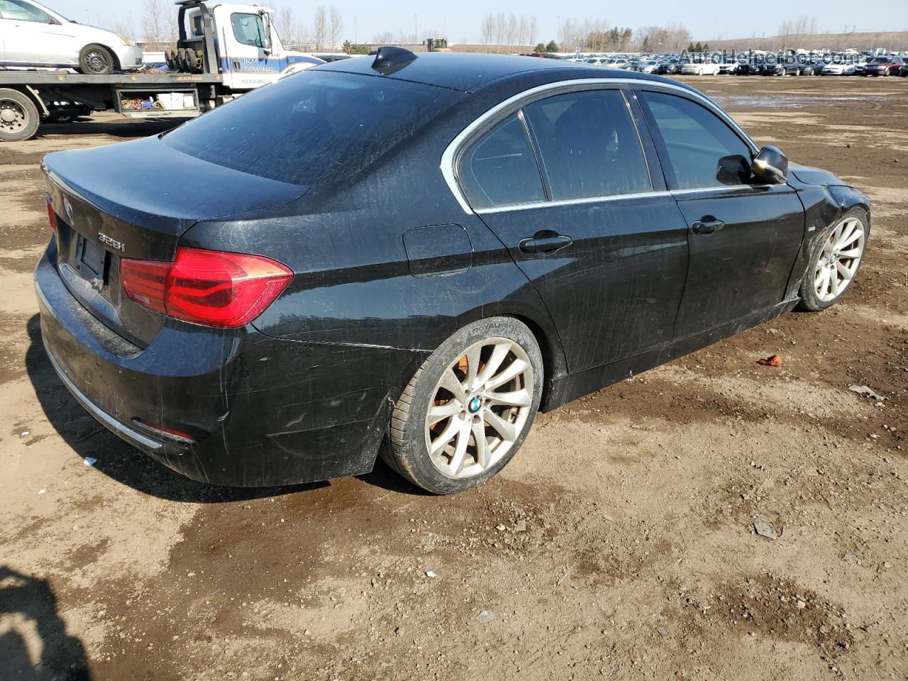 2016 Bmw 328 Xi Sulev Черный vin: WBA8E3C51GK501343