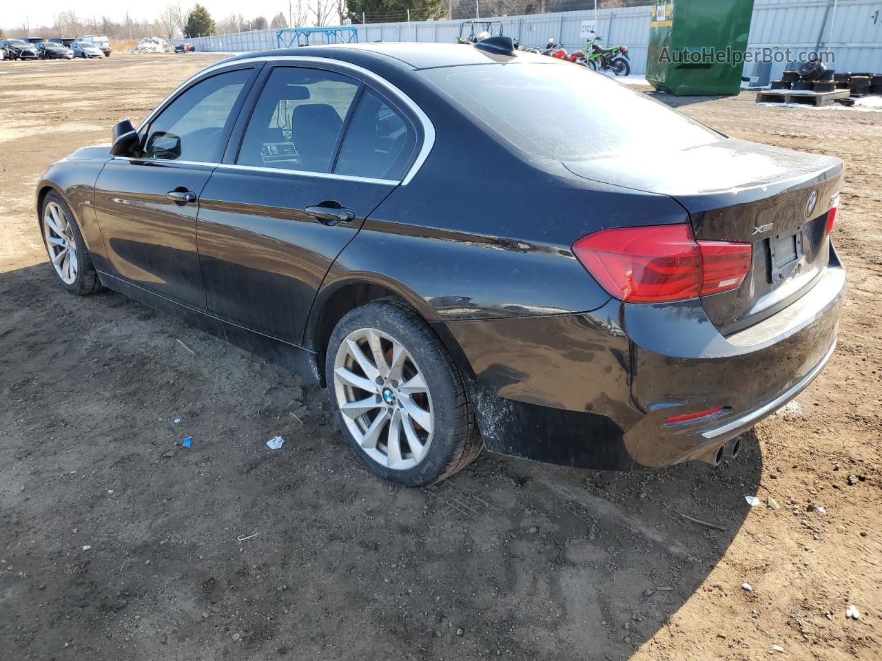 2016 Bmw 328 Xi Sulev Черный vin: WBA8E3C51GK501343