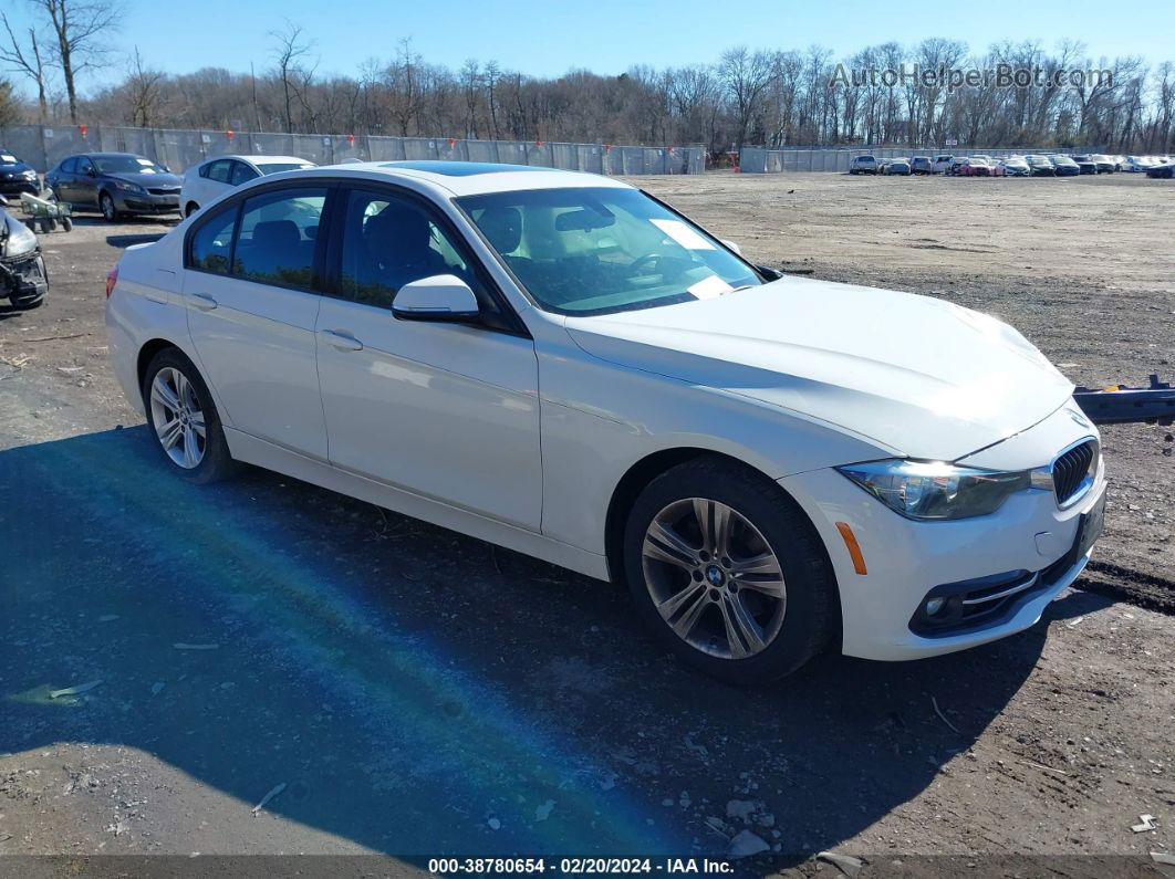 2016 Bmw 328i Xdrive White vin: WBA8E3C51GK501777