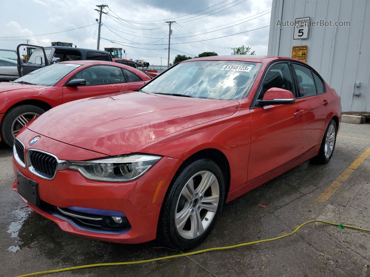 2016 Bmw 328 Xi Sulev Red vin: WBA8E3C51GK504341