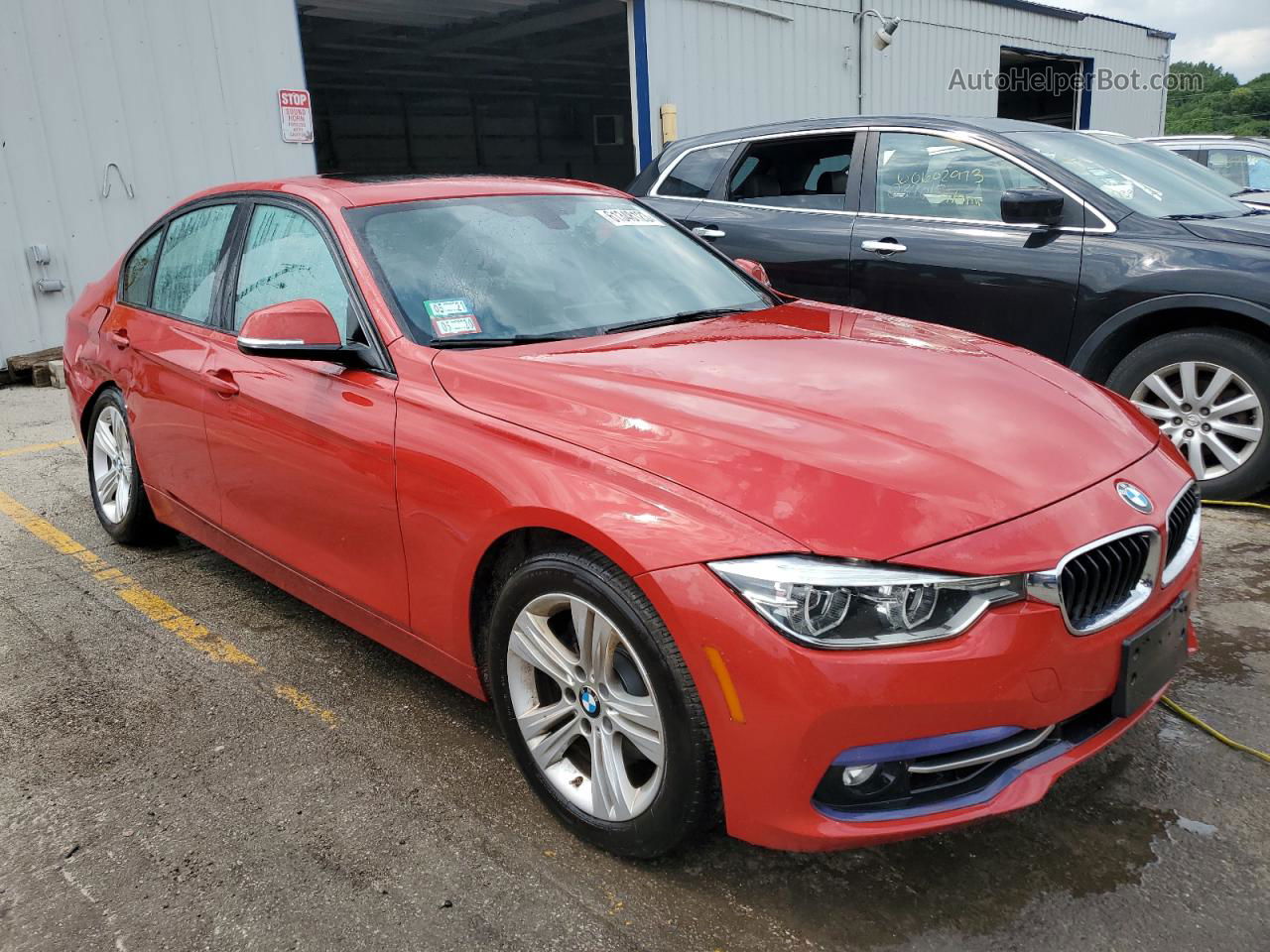 2016 Bmw 328 Xi Sulev Красный vin: WBA8E3C51GK504341