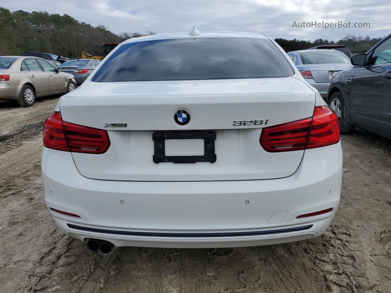 2016 Bmw 328 Xi Sulev White vin: WBA8E3C51GK505022