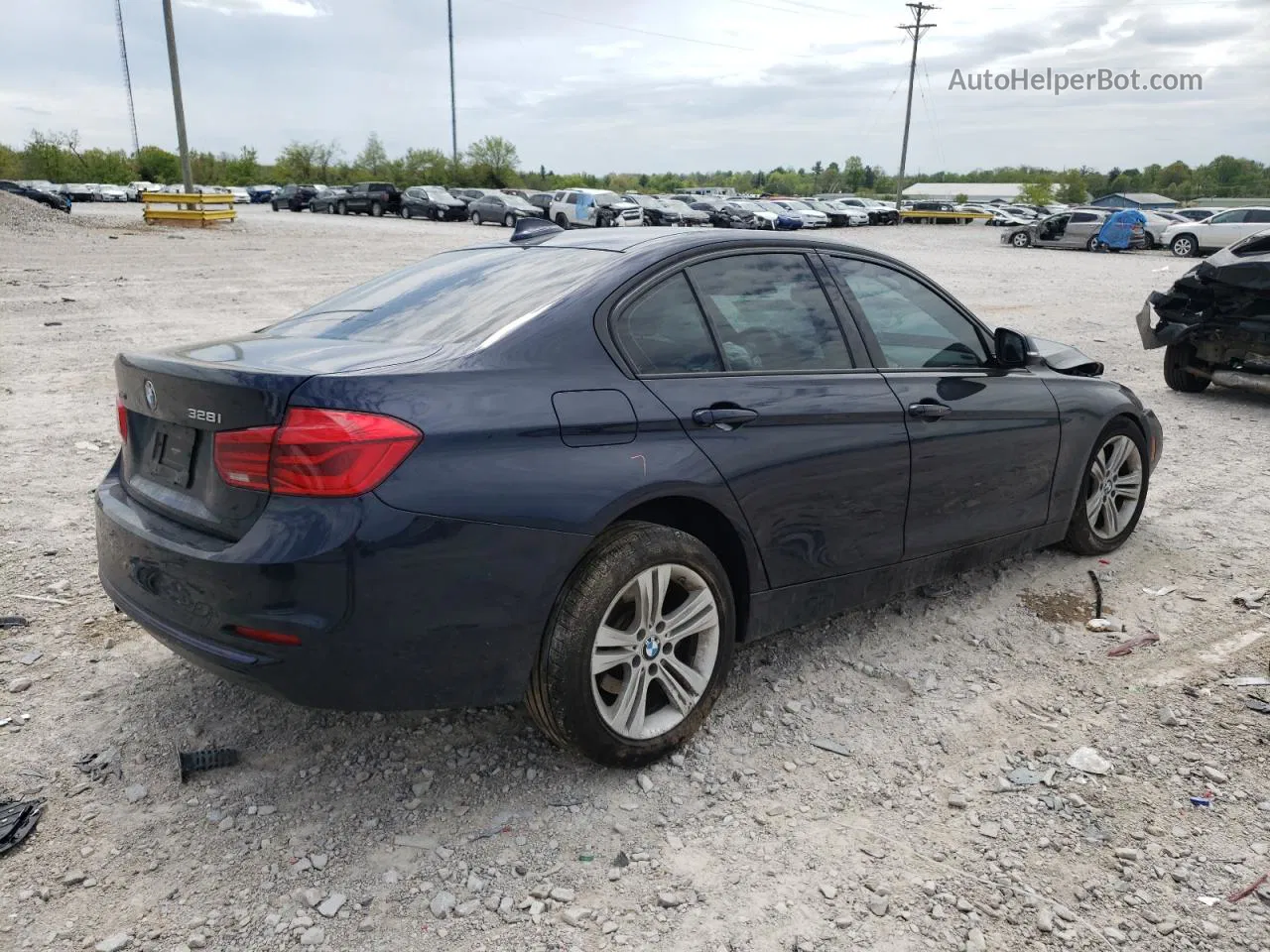 2016 Bmw 328 Xi Sulev Blue vin: WBA8E3C52GK500492