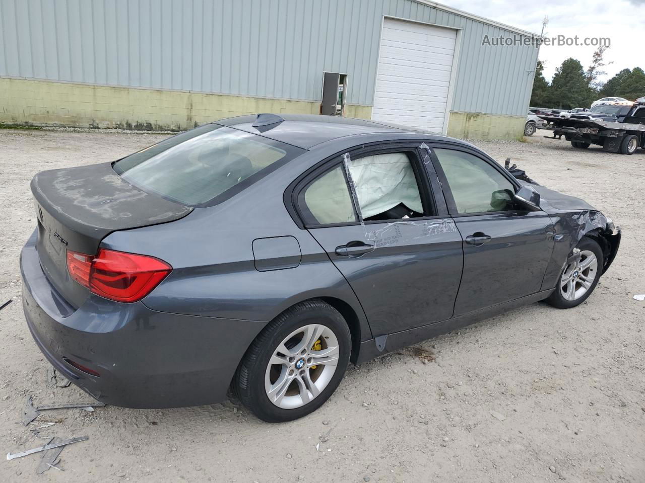 2016 Bmw 328 Xi Sulev Серый vin: WBA8E3C52GK502050