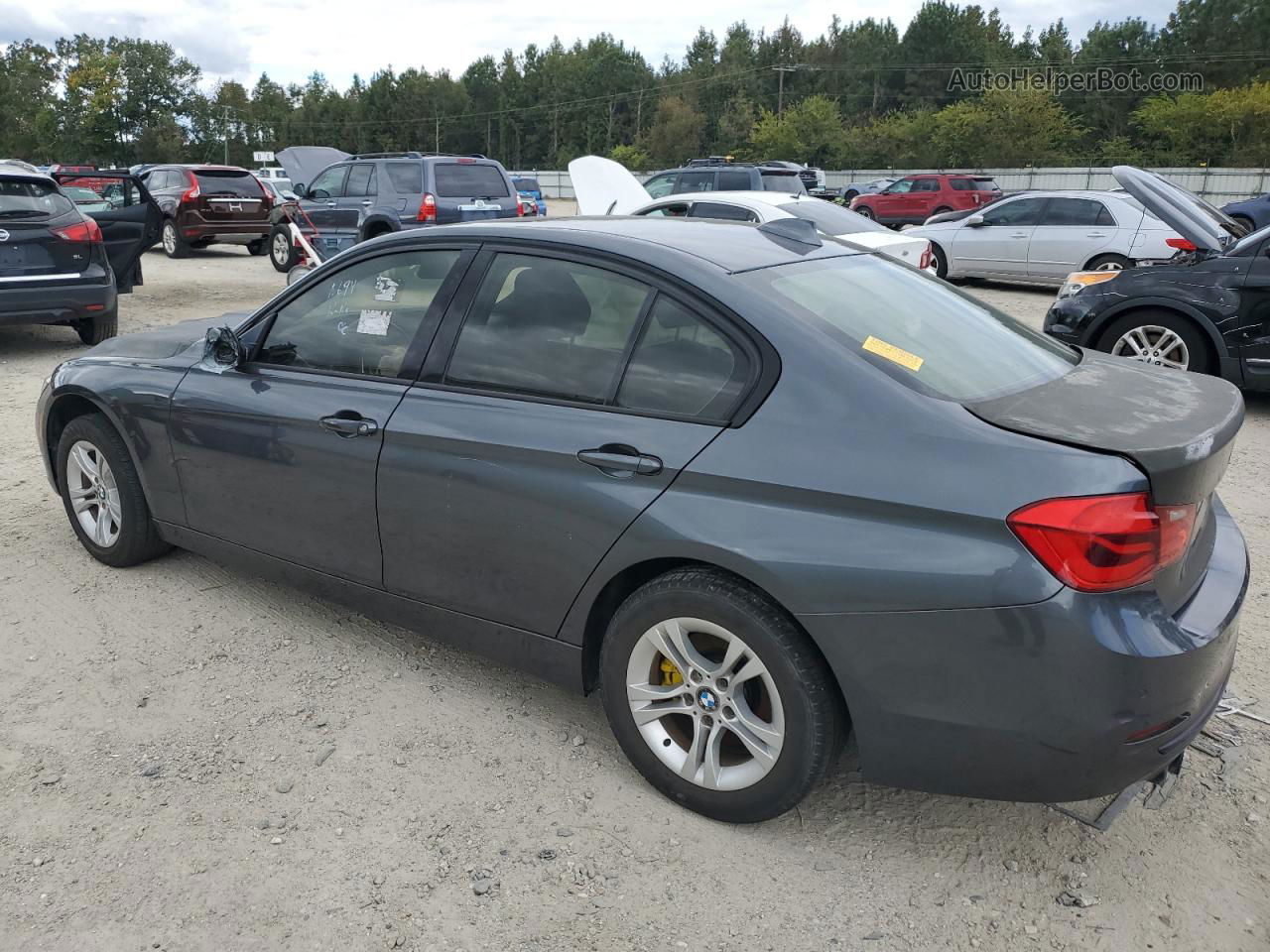 2016 Bmw 328 Xi Sulev Серый vin: WBA8E3C52GK502050