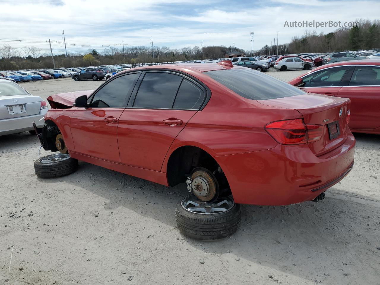 2016 Bmw 328 Xi Sulev Red vin: WBA8E3C53GK503059