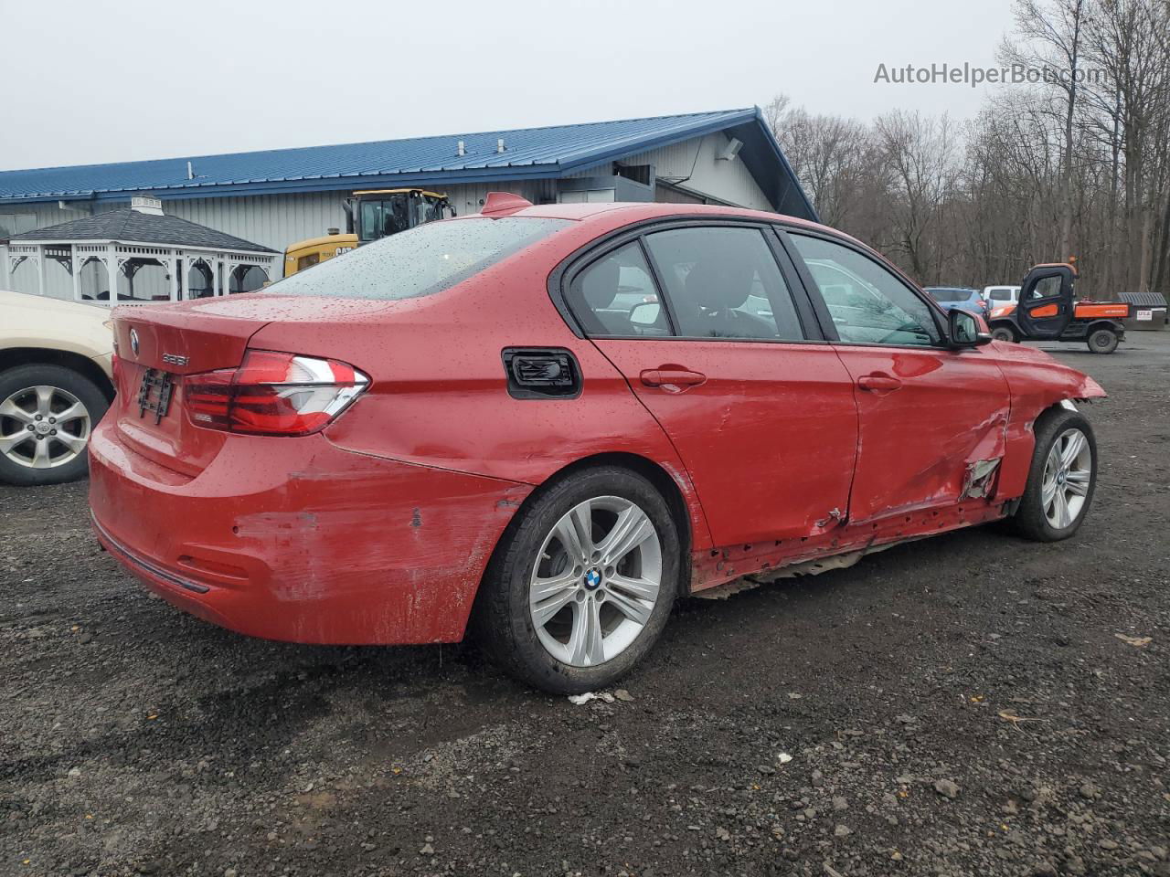 2016 Bmw 328 Xi Sulev Красный vin: WBA8E3C53GK504034