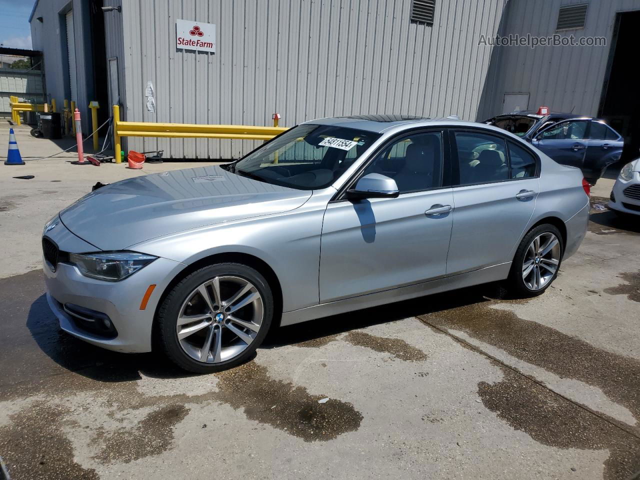 2016 Bmw 328 Xi Sulev Silver vin: WBA8E3C56GK504657