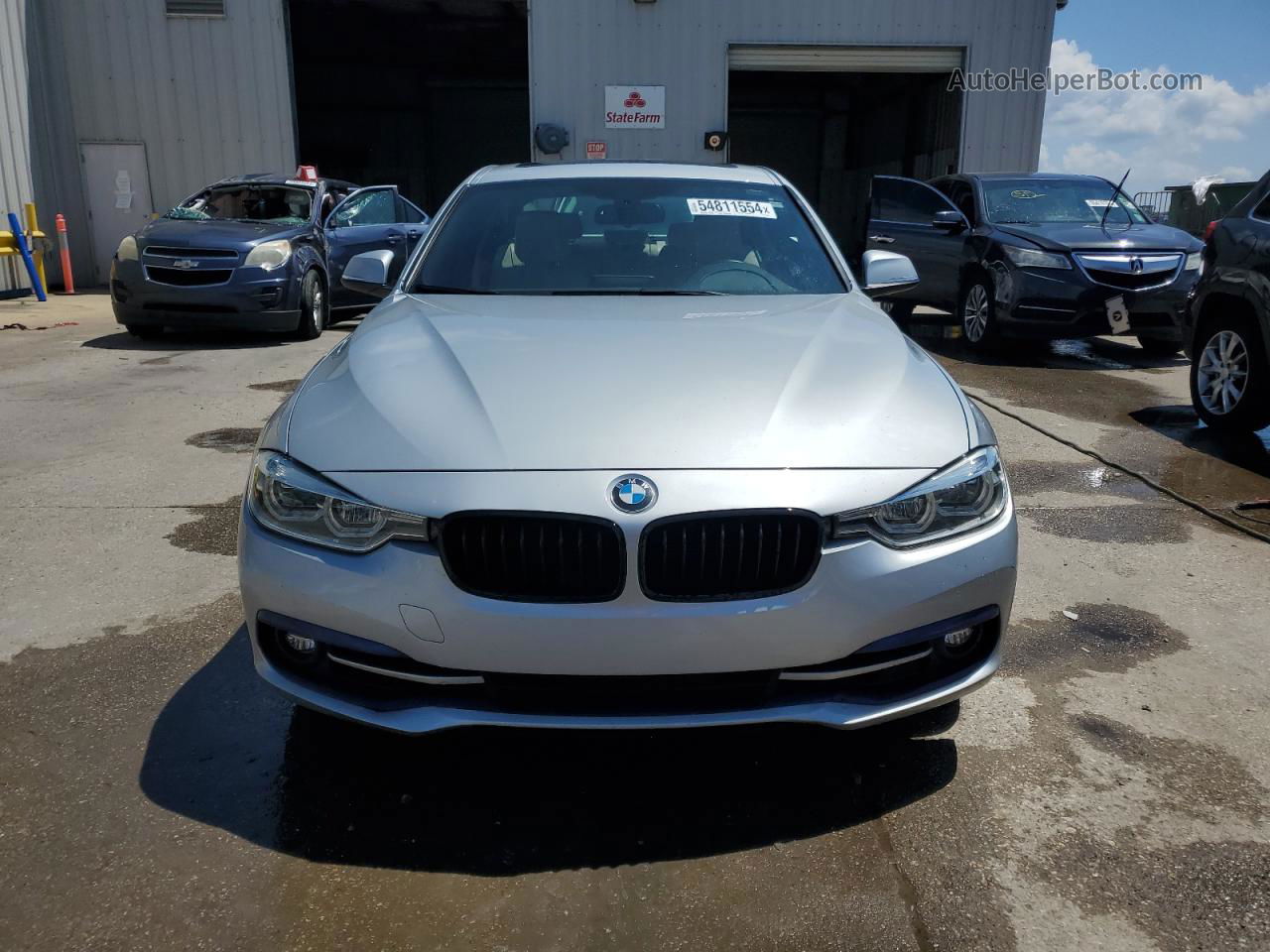 2016 Bmw 328 Xi Sulev Silver vin: WBA8E3C56GK504657