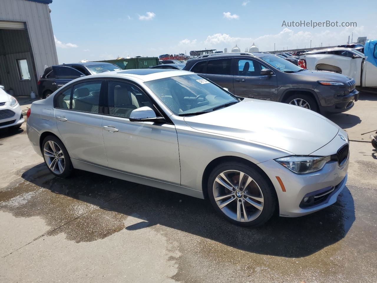 2016 Bmw 328 Xi Sulev Silver vin: WBA8E3C56GK504657