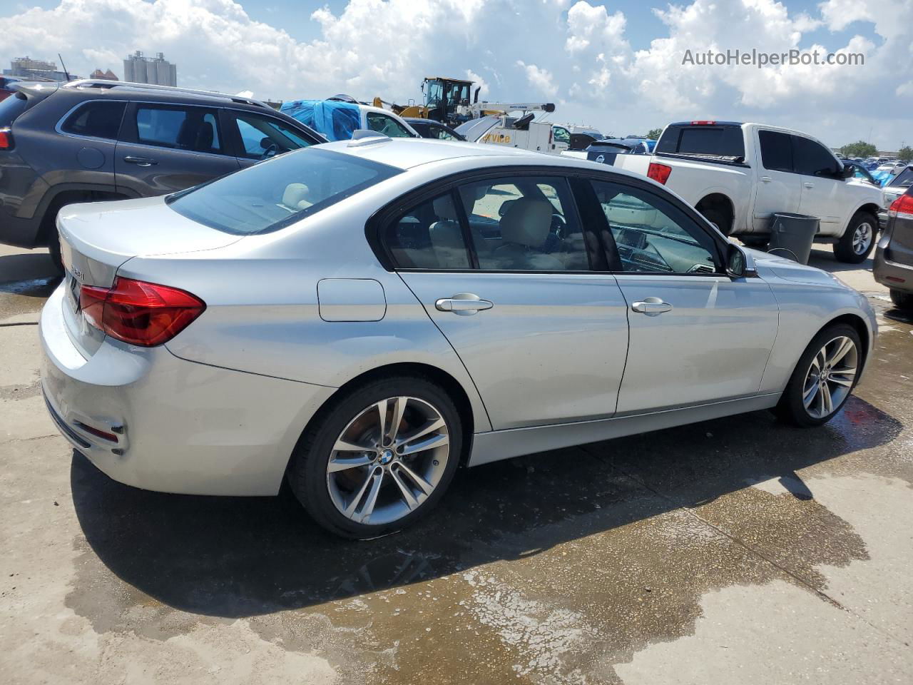 2016 Bmw 328 Xi Sulev Silver vin: WBA8E3C56GK504657