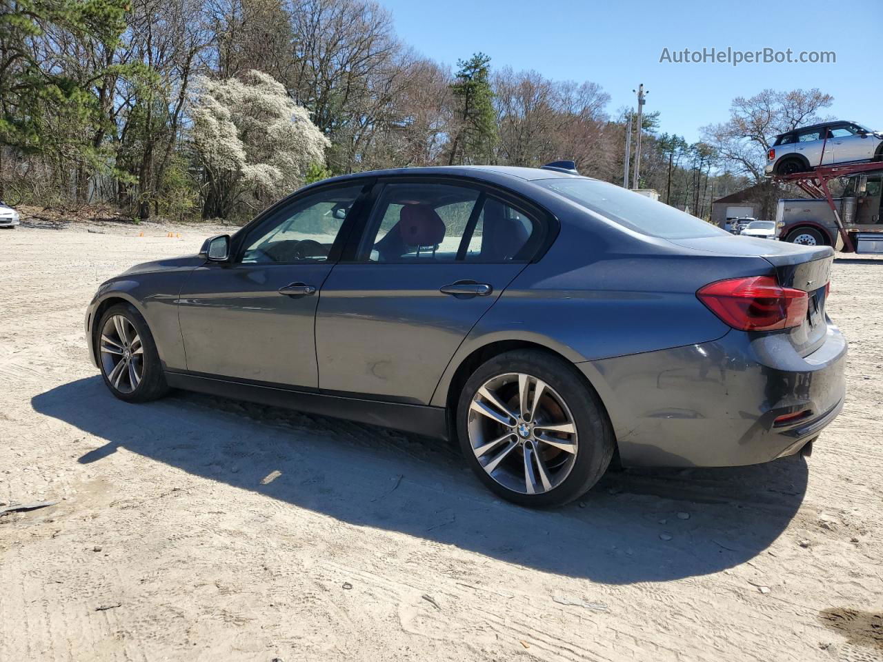 2016 Bmw 328 Xi Sulev Серый vin: WBA8E3C57GK502870