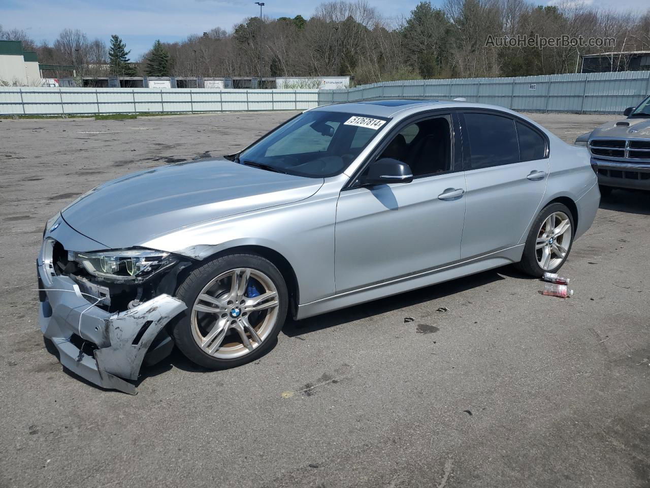 2016 Bmw 328 Xi Sulev Silver vin: WBA8E3C57GK504750