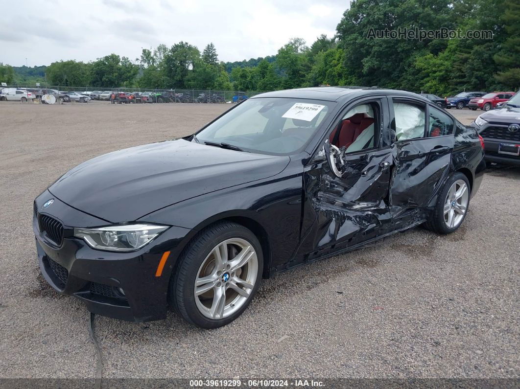 2016 Bmw 328i Xdrive Черный vin: WBA8E3C59GK503308