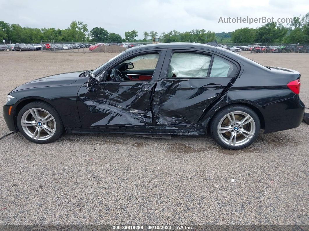 2016 Bmw 328i Xdrive Black vin: WBA8E3C59GK503308