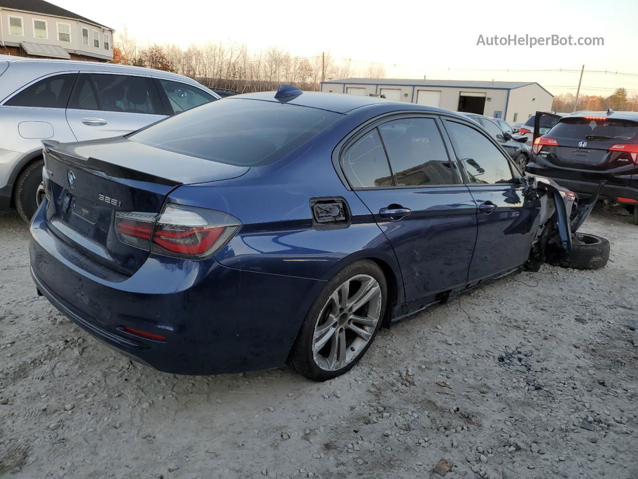 2016 Bmw 328 Xi Sulev Blue vin: WBA8E3C5XGK503592