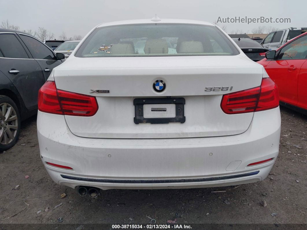 2016 Bmw 328i Xdrive White vin: WBA8E3G50GNT79535