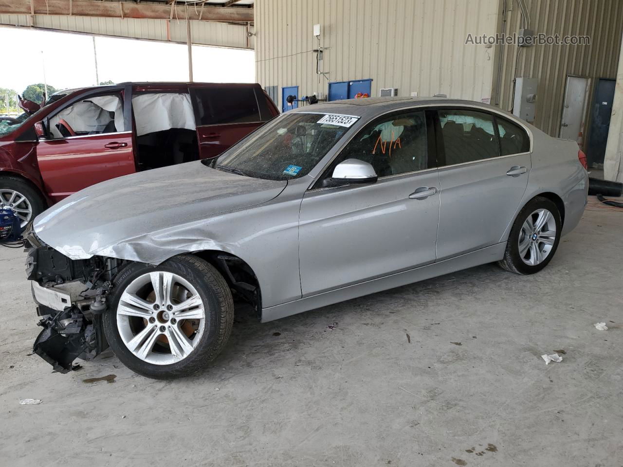 2016 Bmw 328 Xi Sulev Silver vin: WBA8E3G51GNT78488