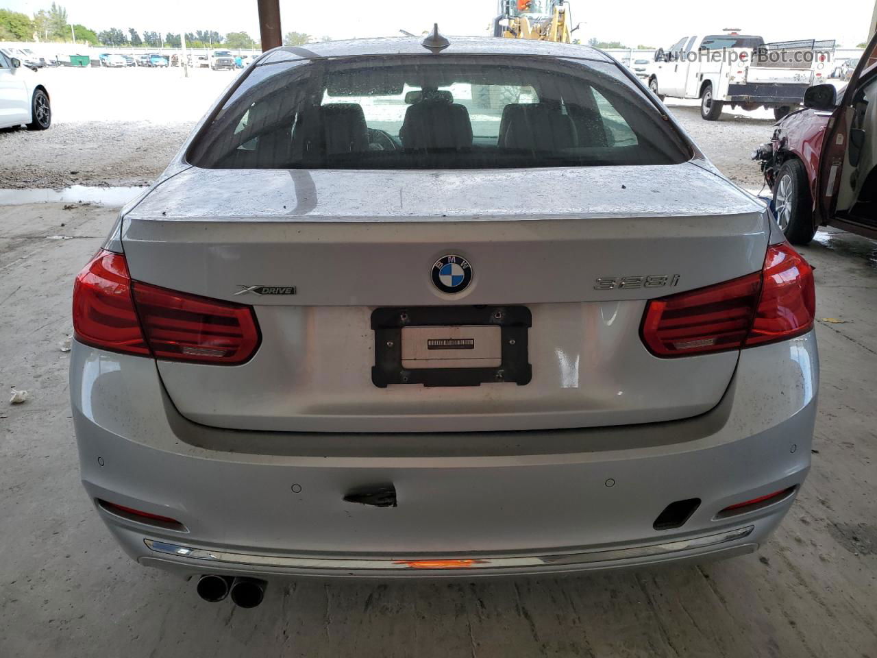 2016 Bmw 328 Xi Sulev Silver vin: WBA8E3G51GNT78488