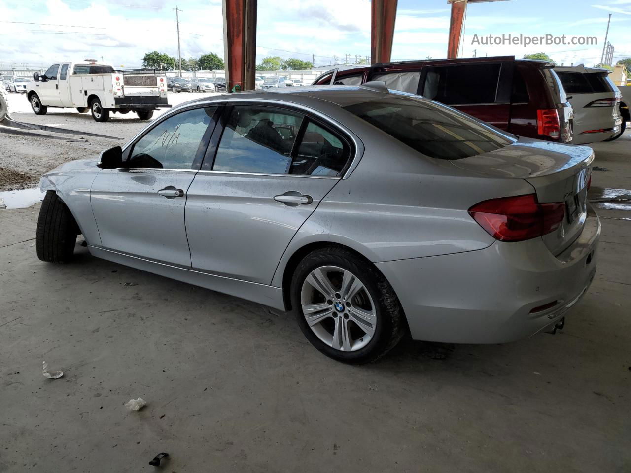 2016 Bmw 328 Xi Sulev Silver vin: WBA8E3G51GNT78488