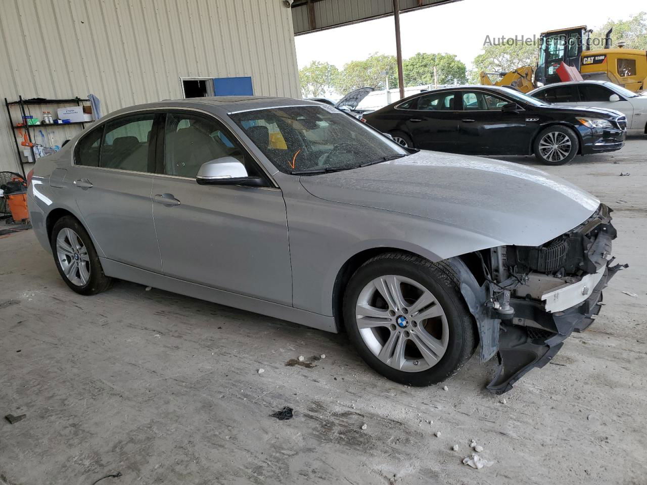 2016 Bmw 328 Xi Sulev Silver vin: WBA8E3G51GNT78488