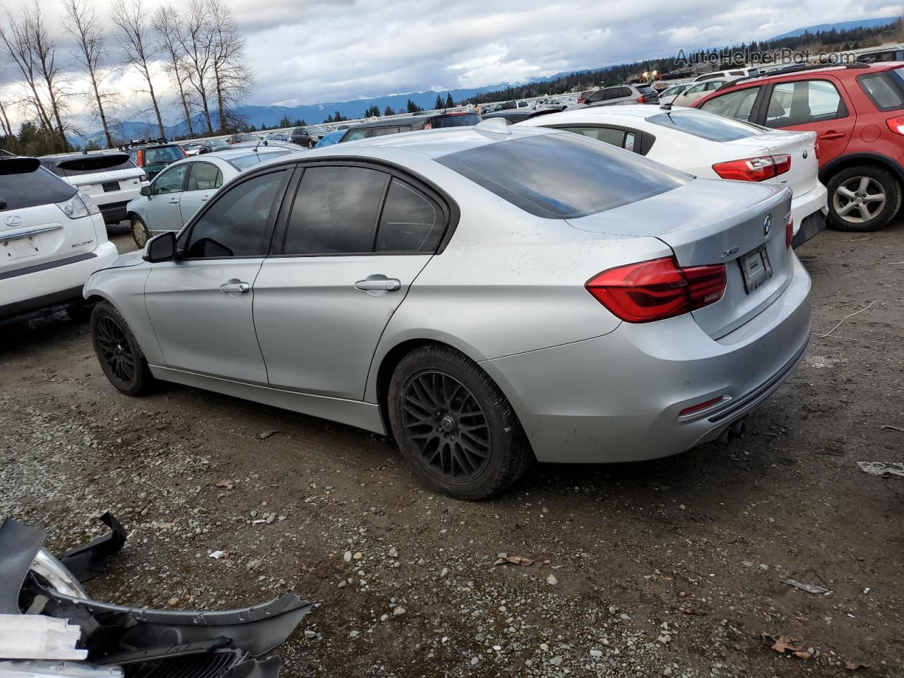 2016 Bmw 328 Xi Sulev Silver vin: WBA8E3G51GNU04927