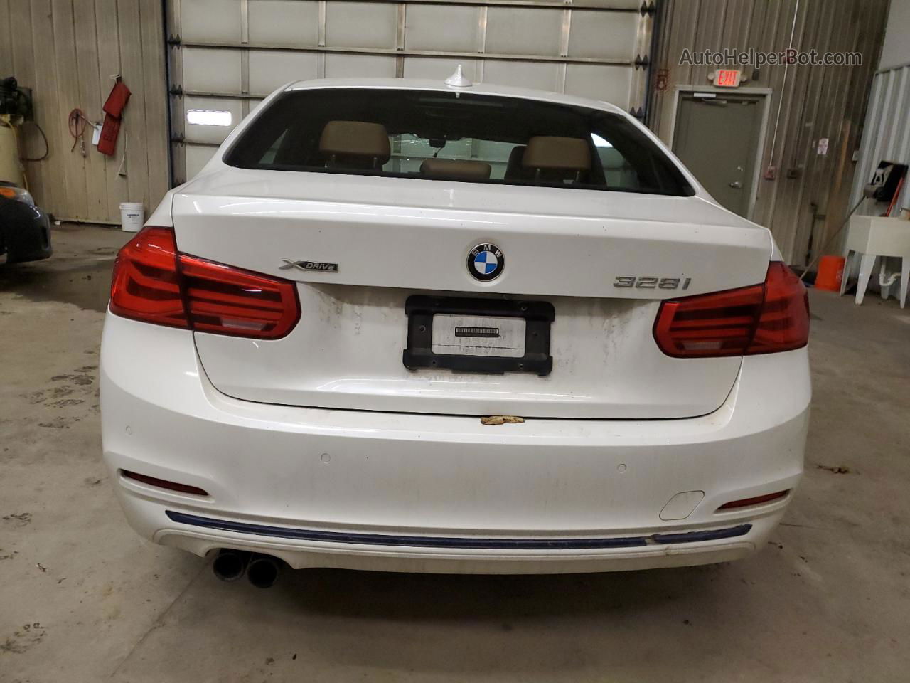 2016 Bmw 328 Xi Sulev White vin: WBA8E3G52GNT75812