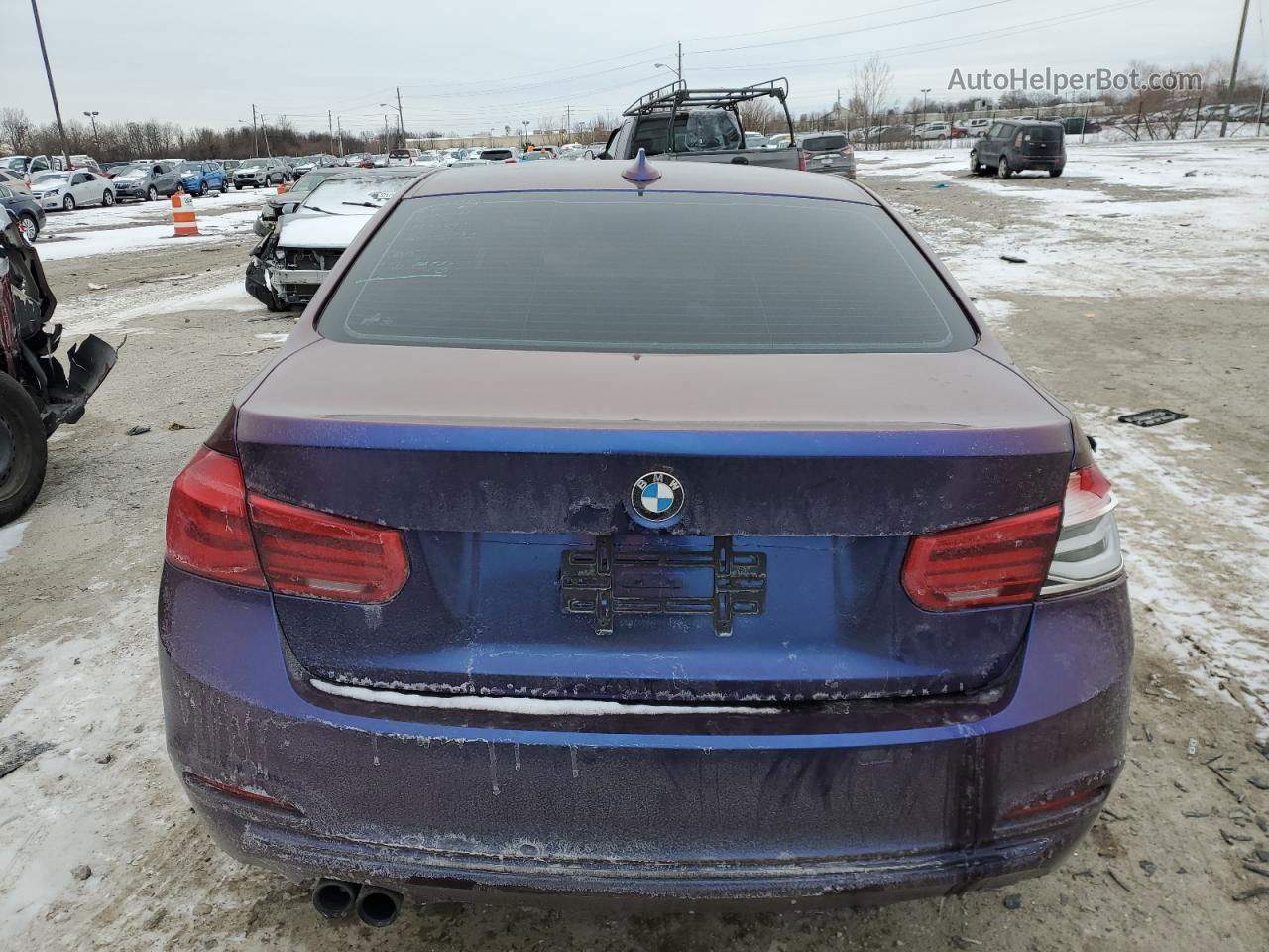 2016 Bmw 328 Xi Sulev Purple vin: WBA8E3G52GNT78192