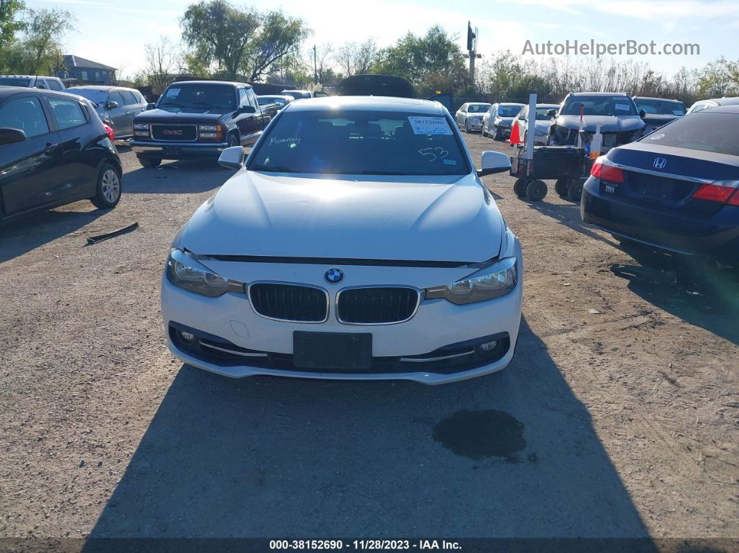 2016 Bmw 328i Xdrive White vin: WBA8E3G52GNU02796