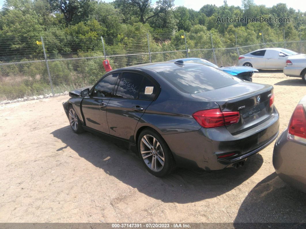 2016 Bmw 3 Series 328i Xdrive Black vin: WBA8E3G52GNU05102