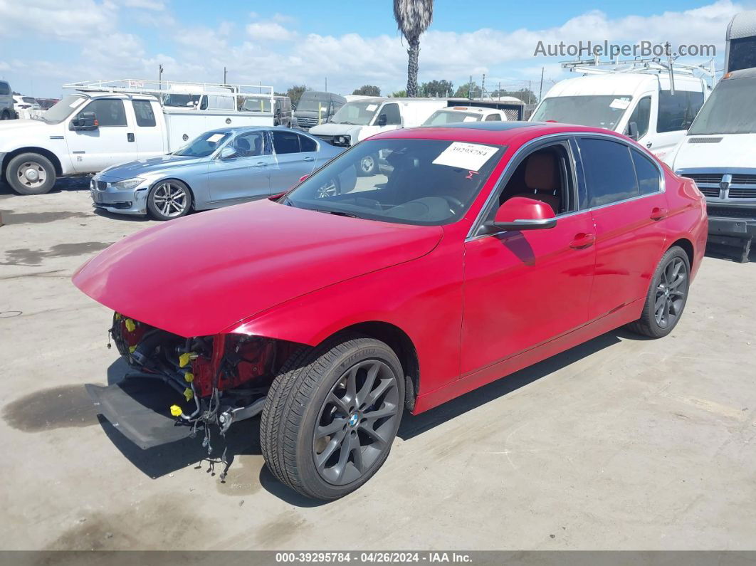 2016 Bmw 328i Xdrive Red vin: WBA8E3G52GNU05634