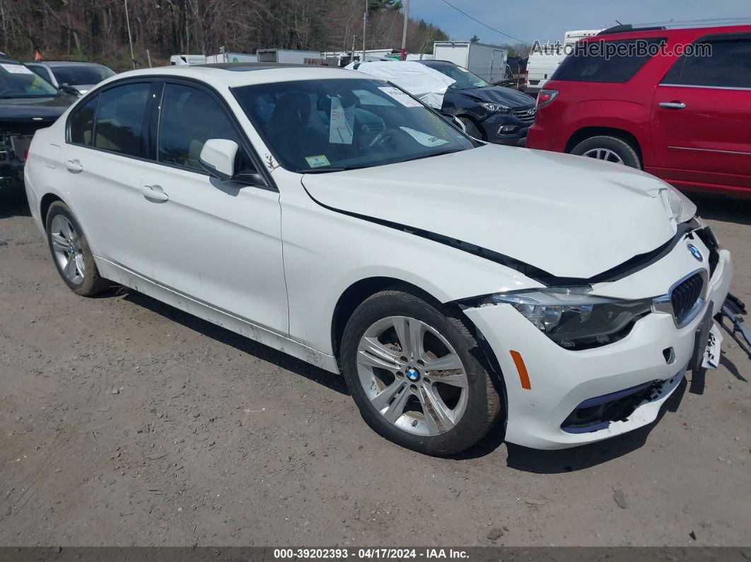 2016 Bmw 328i Xdrive White vin: WBA8E3G52GNU05665