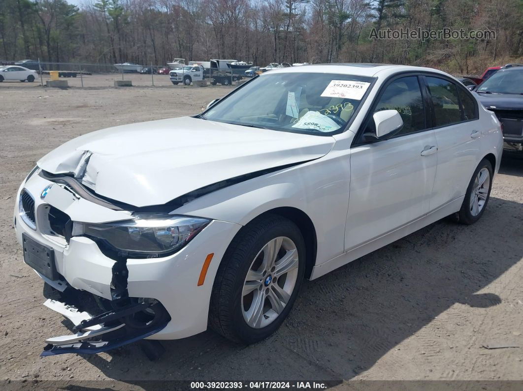 2016 Bmw 328i Xdrive White vin: WBA8E3G52GNU05665