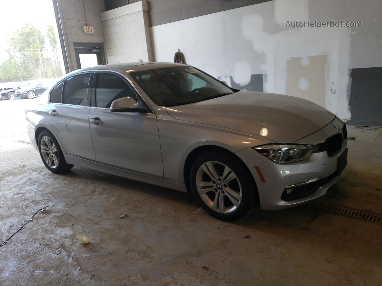 2016 Bmw 328 Xi Sulev Silver vin: WBA8E3G53GNT26876