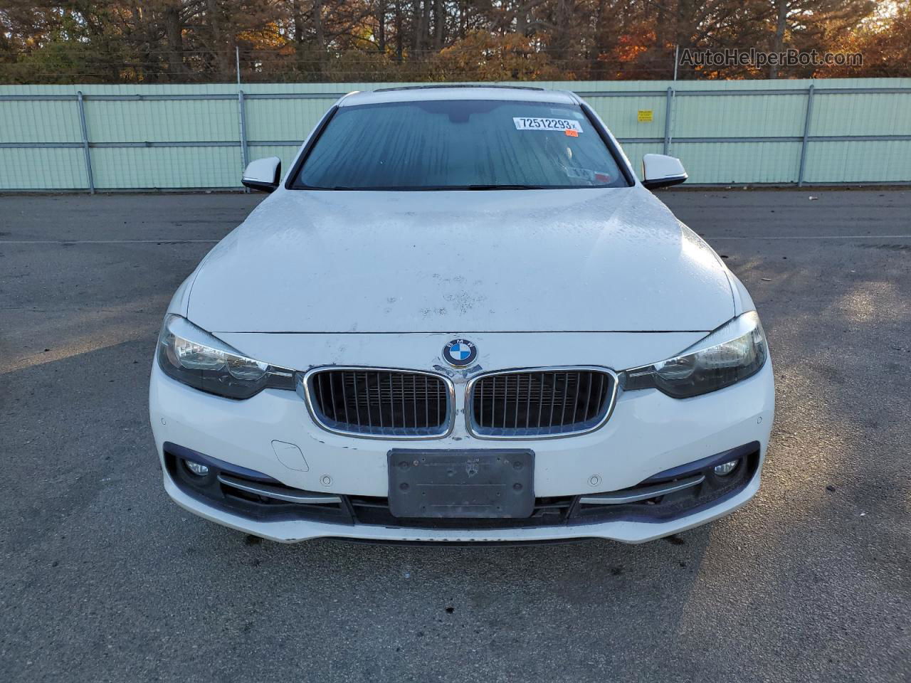 2016 Bmw 328 Xi Sulev White vin: WBA8E3G53GNT75995