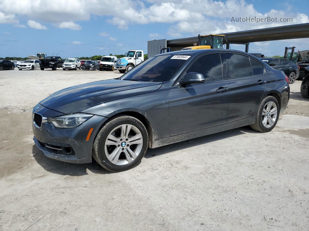 2016 Bmw 328 Xi Sulev Gray vin: WBA8E3G53GNT79268