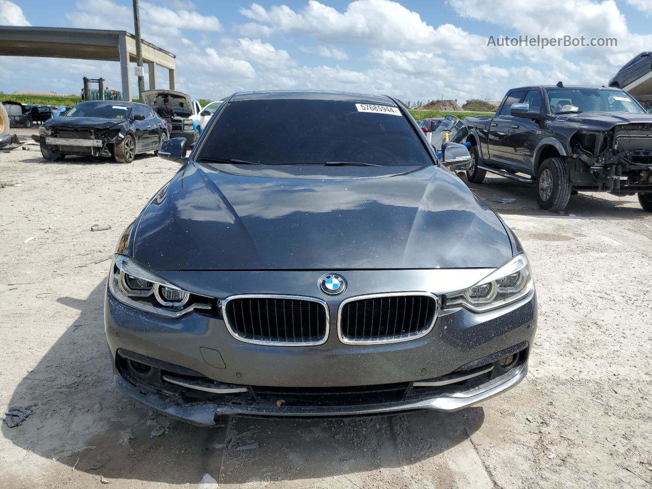 2016 Bmw 328 Xi Sulev Gray vin: WBA8E3G53GNT79268