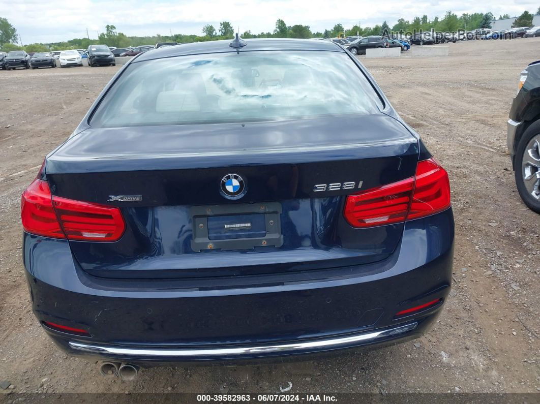 2016 Bmw 328i Xdrive Blue vin: WBA8E3G53GNU00250