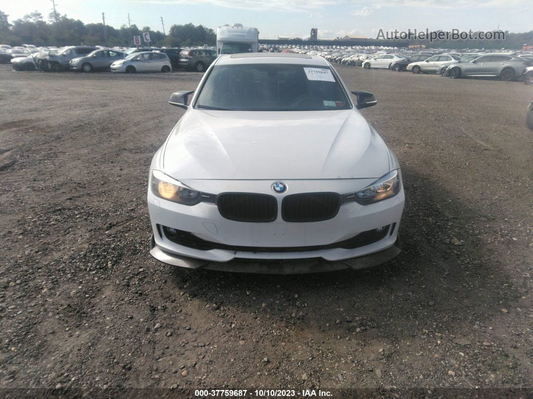 2016 Bmw 3 Series 328i Xdrive White vin: WBA8E3G53GNU01592