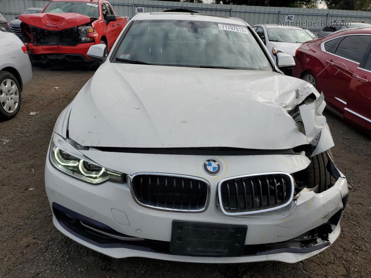 2016 Bmw 328 Xi Sulev White vin: WBA8E3G53GNU02340