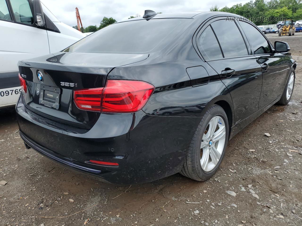 2016 Bmw 328 Xi Sulev Черный vin: WBA8E3G53GNU05464