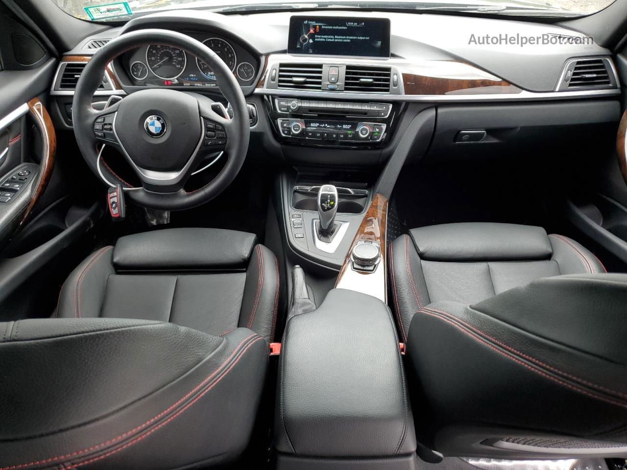 2016 Bmw 328 Xi Sulev Черный vin: WBA8E3G53GNU05464